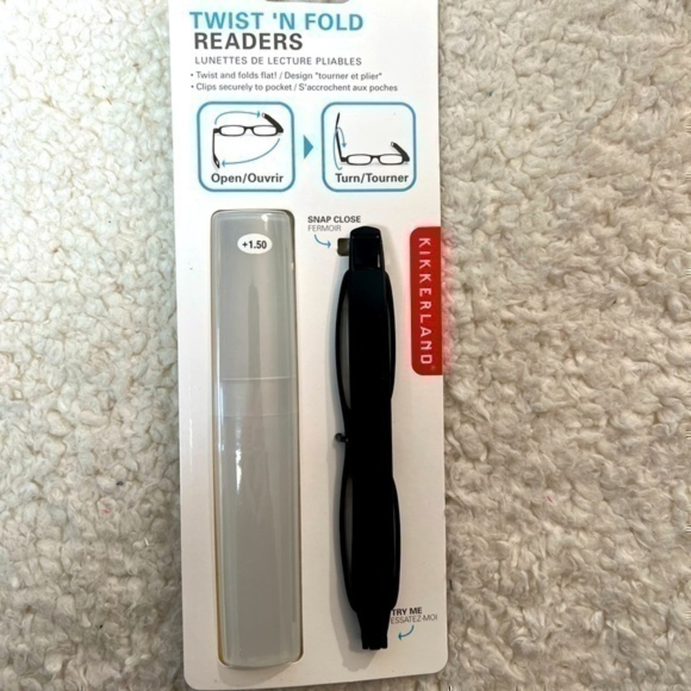 Kikkerland Twist ‘N Fold Readers +1.50